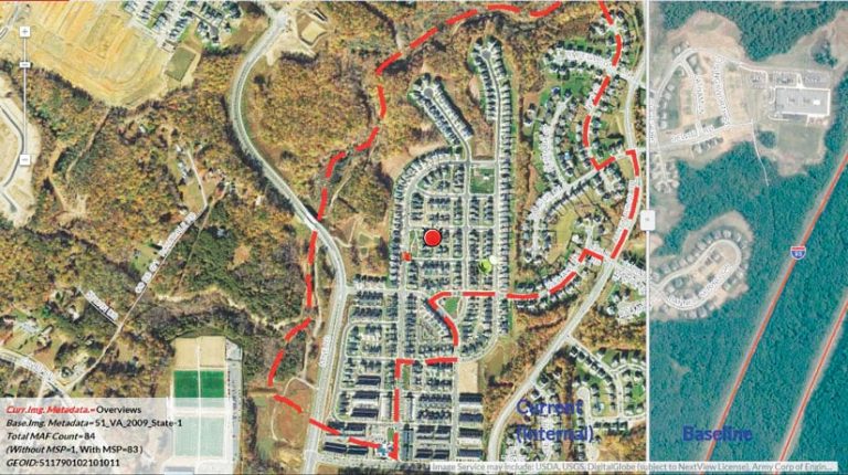 Satellite imagery for address verification