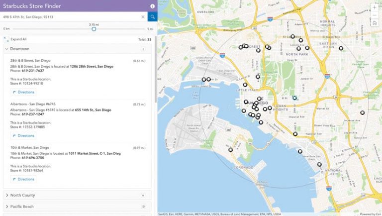 The new Nearby configurable app