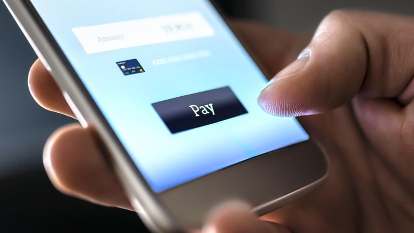 A mobile phone for cashless transactions