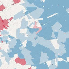 Location intelligence reveals business risks on smart maps