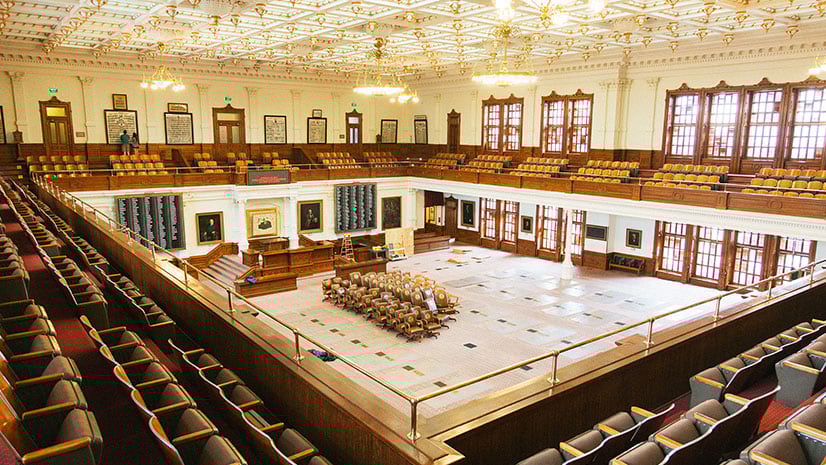 Public policy is determined in legislative chambers like this