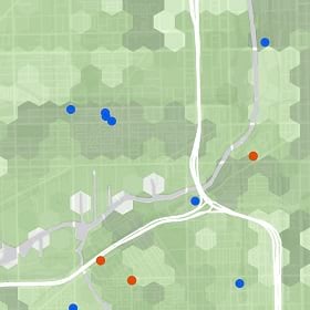 Location intelligence appears as information on a smart map