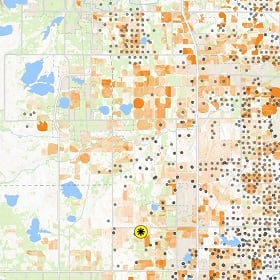 A smart map can be used to research economic opportunities