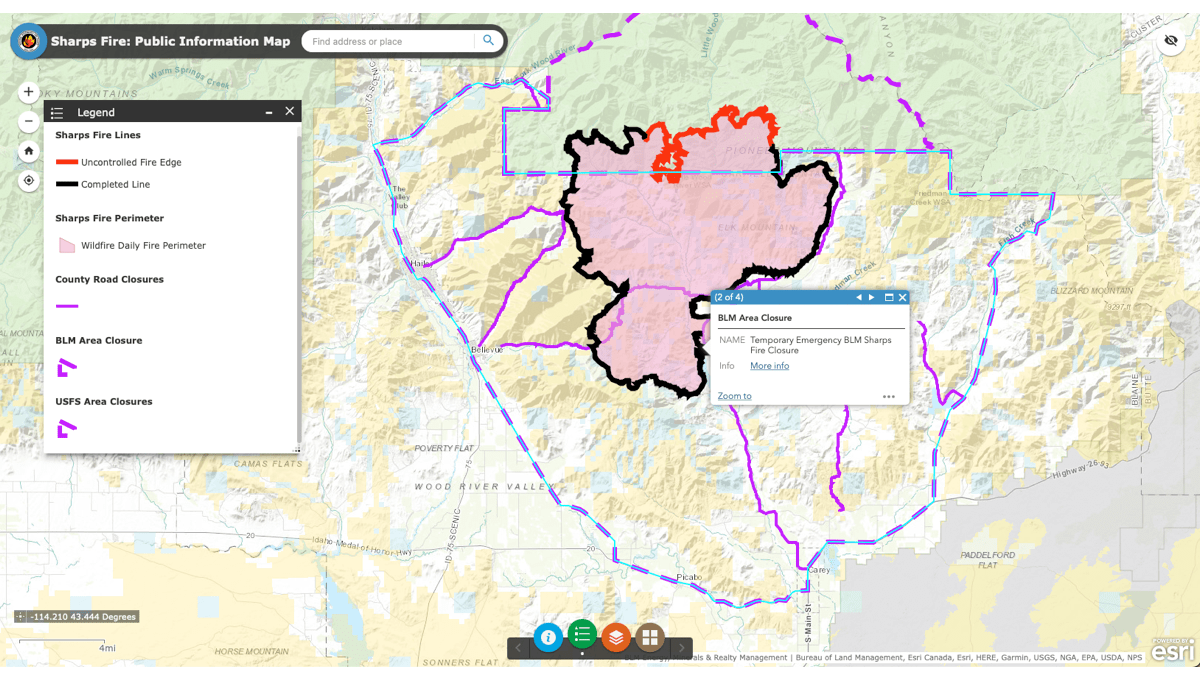 public information web map