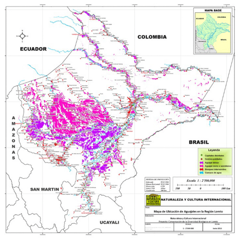 map of super fruit in Peru