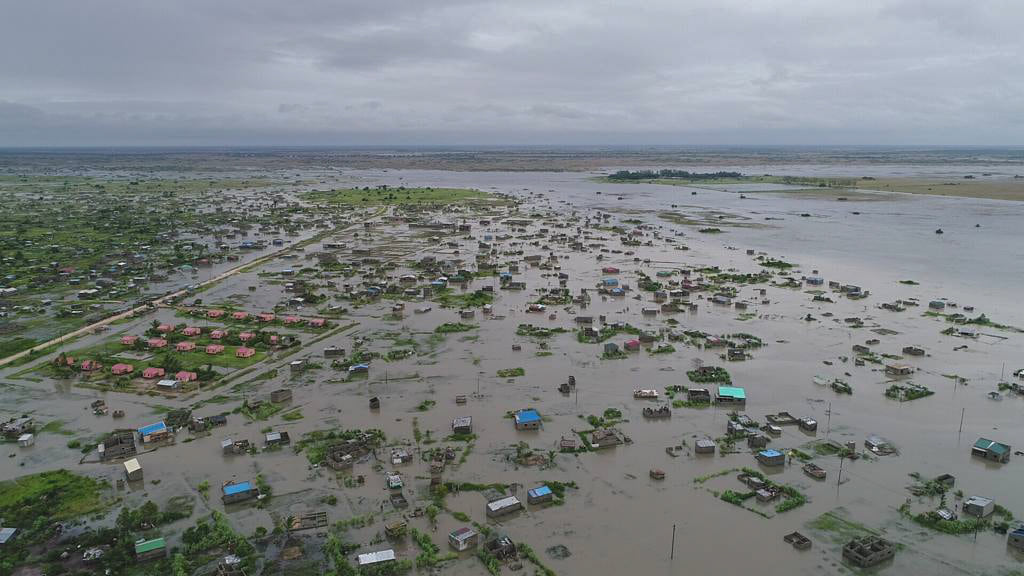 Beira Mozambique damage from Cyclone Desmond