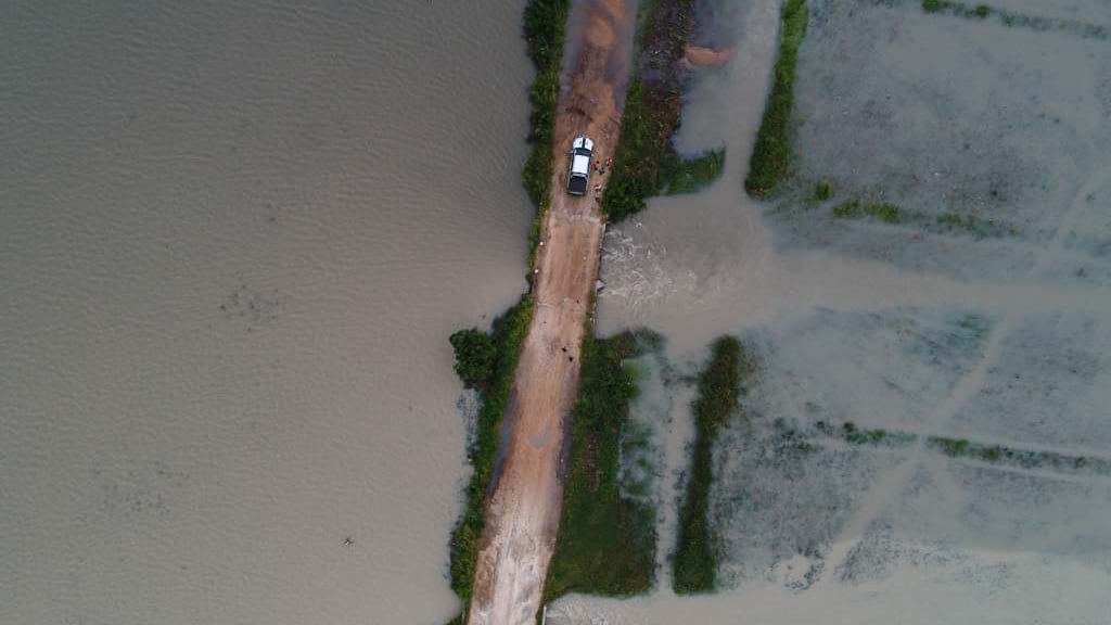 Drone mapping of road damage