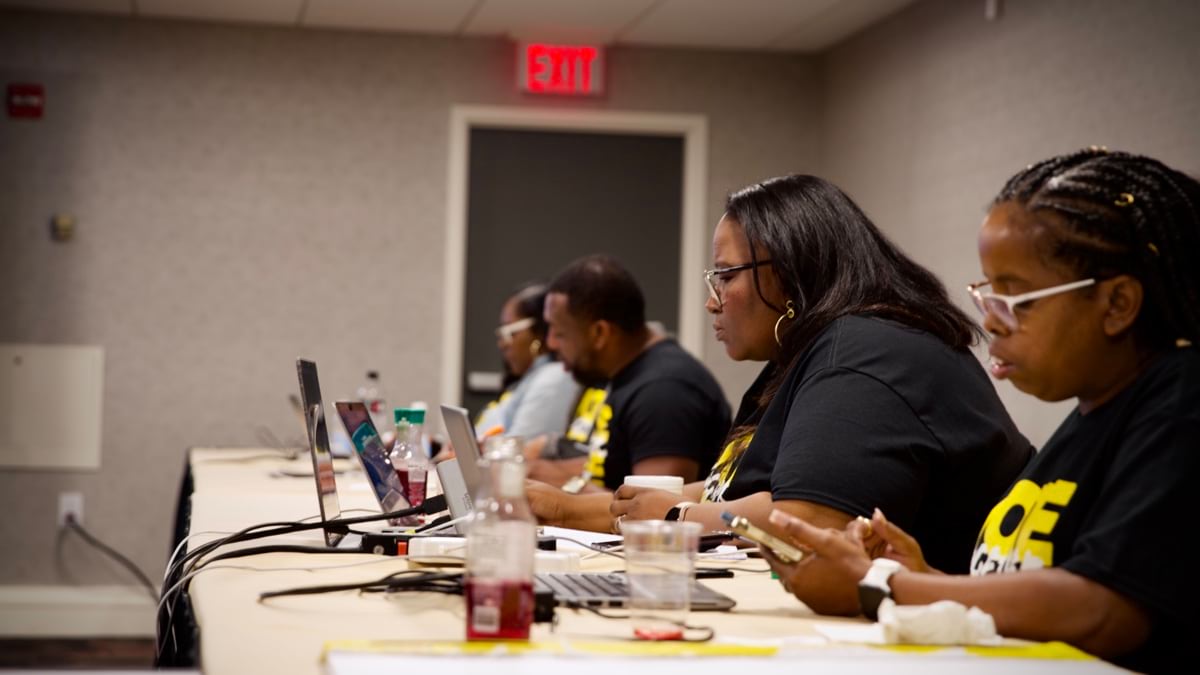 vote organizing call center