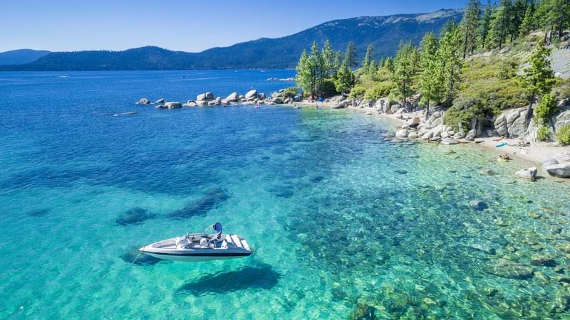 Lake Tahoe clear water