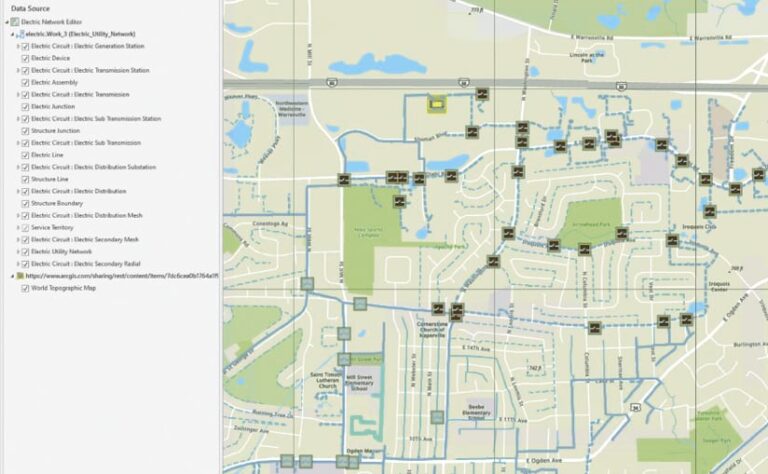 A green map with certain areas pinpointed plus a legend on the left