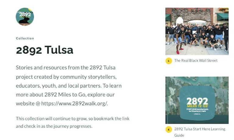 An ArcGIS StoryMaps story, showing text next to some images