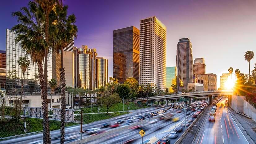 Streaming cars represent traffic noise