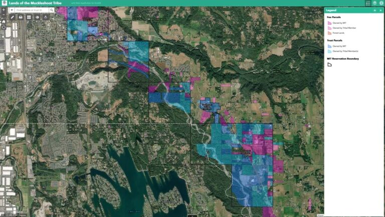 Lands of the Muckleshoot map