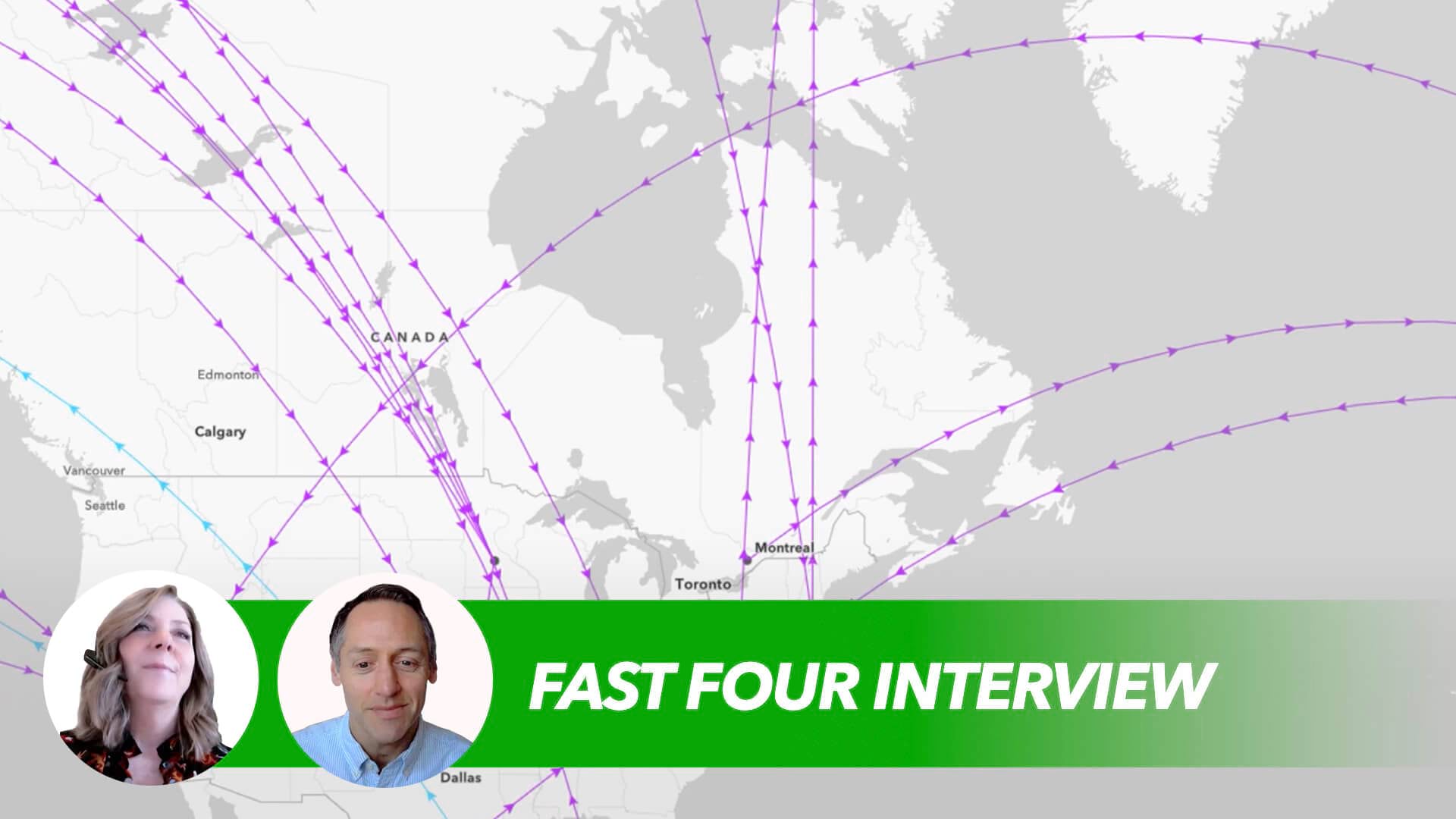 A map of a global supply chain indicates sources of scope 3 emissions