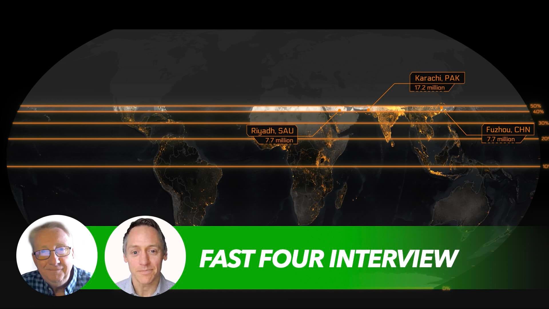 A world population map indicates a growing global population