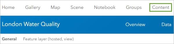 The words London water quality in white text on a blue background