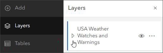 A black toolbar on the left with the word layers highlighted