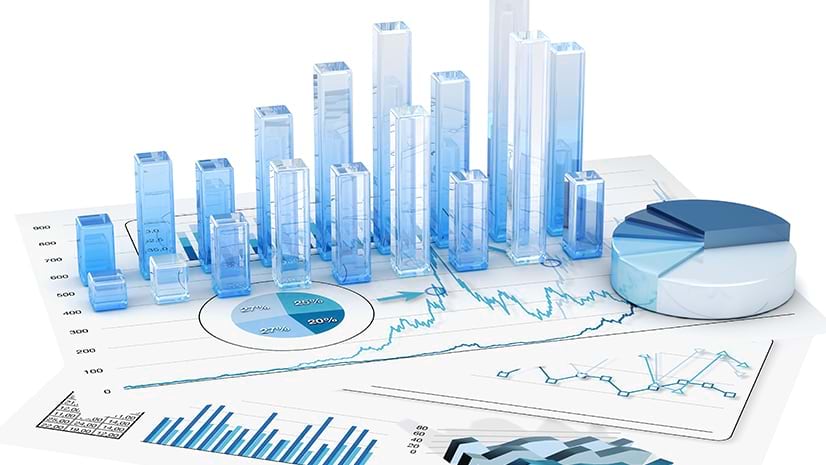 3D charts and graphs hint at the connection between geographic precision and profit