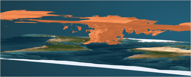 A 3D map of the Atlantic Ocean