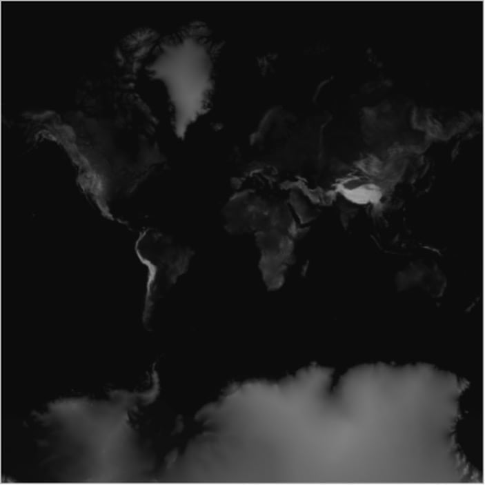 White swirling clouds on a black background
