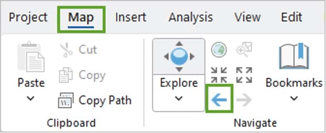 The word map highlighted in a green box next to circle and square icons