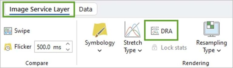 The words image service layer highlighted in a green box