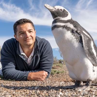 Photograph of Pablo "Popi" Garcia Borboroglu by Silvestre Sere, Global Penguin Society