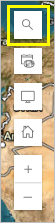 A series of icons including a magnifying glass, a house, and a plus sign