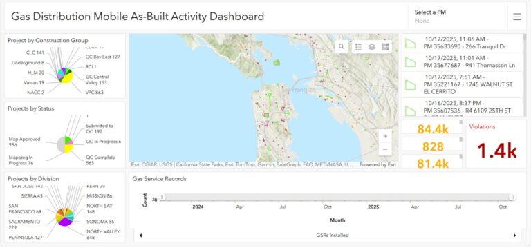 California Utility PG&E Streamlines Pipeline Network Monitoring with ArcGIS