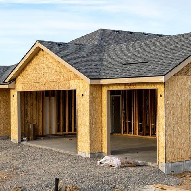 A residential home under construction