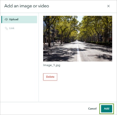A photo of a tree lined street