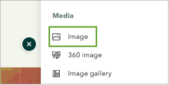 The word image highlighted in a green box