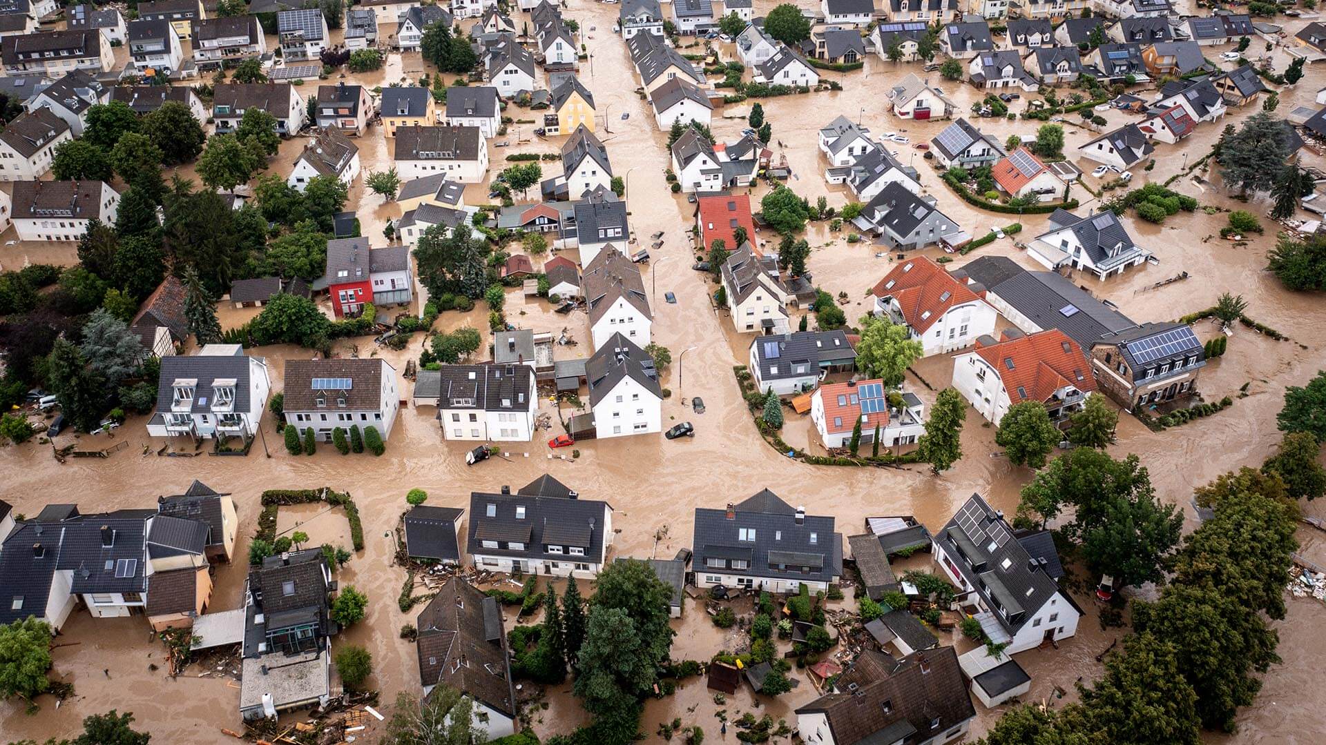 A flooded town indicates the need for hyperlocal analysis of weather disasters