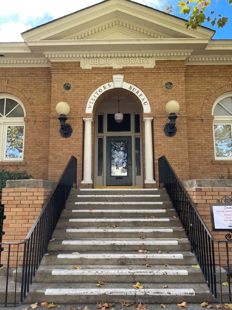 Carnegie Public Library in Sonoma