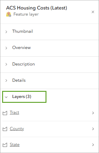 A Housing Costs layer
