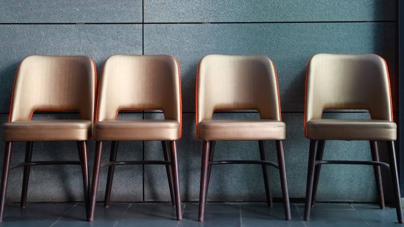 Four chairs signify the four traits of a geospatial transformer