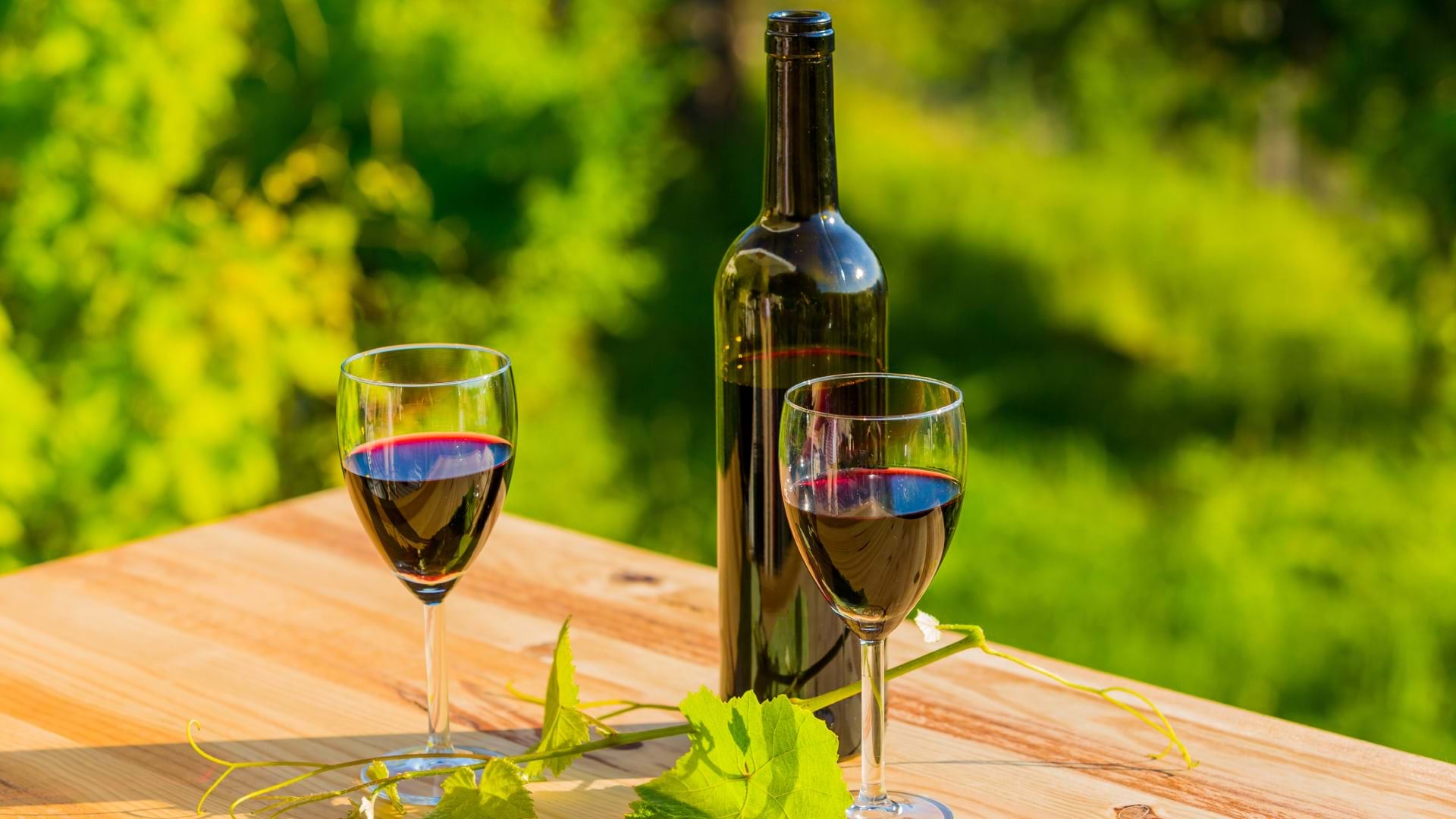 Two glasses and a bottle of wine illustrate a story about Silver Oak Cellars