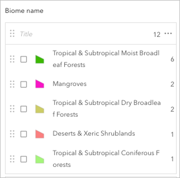 A biome name popup window open in Map Viewer