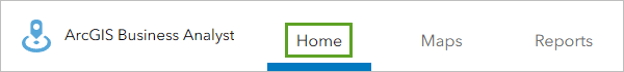 ArcGIS Business Analyst toolbar