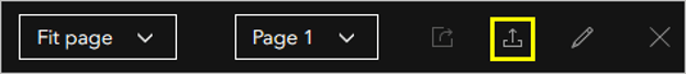 Export infographic button in Business Analyst