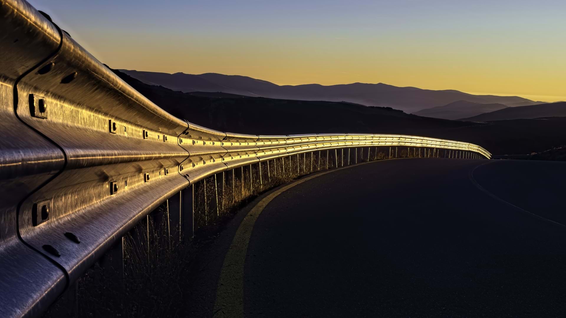 A curved guardrail suggests the value of geospatial data in AI work
