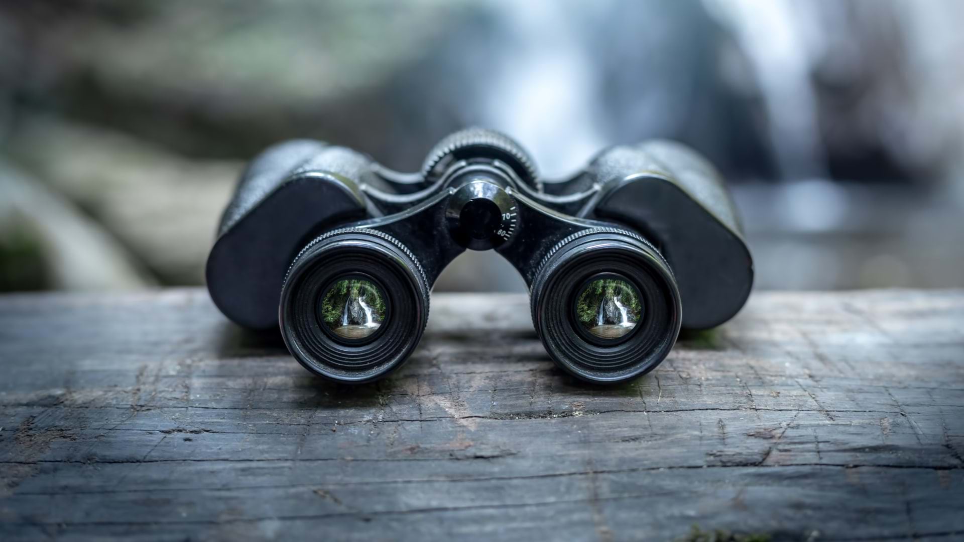 A pair of binoculars represents new clarity for the GSOC watch officer