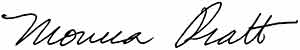 Monica Pratt signature