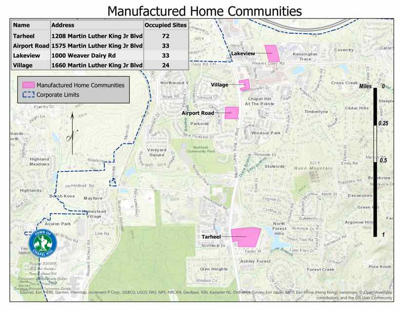 map of manufactured home communities