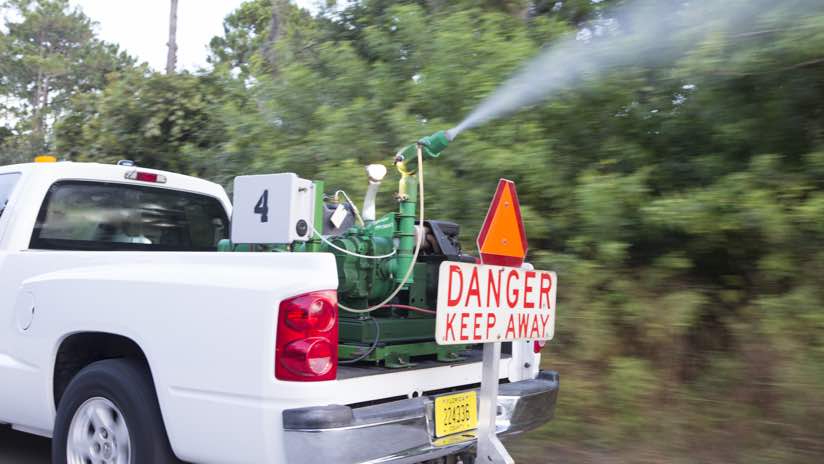 Valusia County Spraying Truck