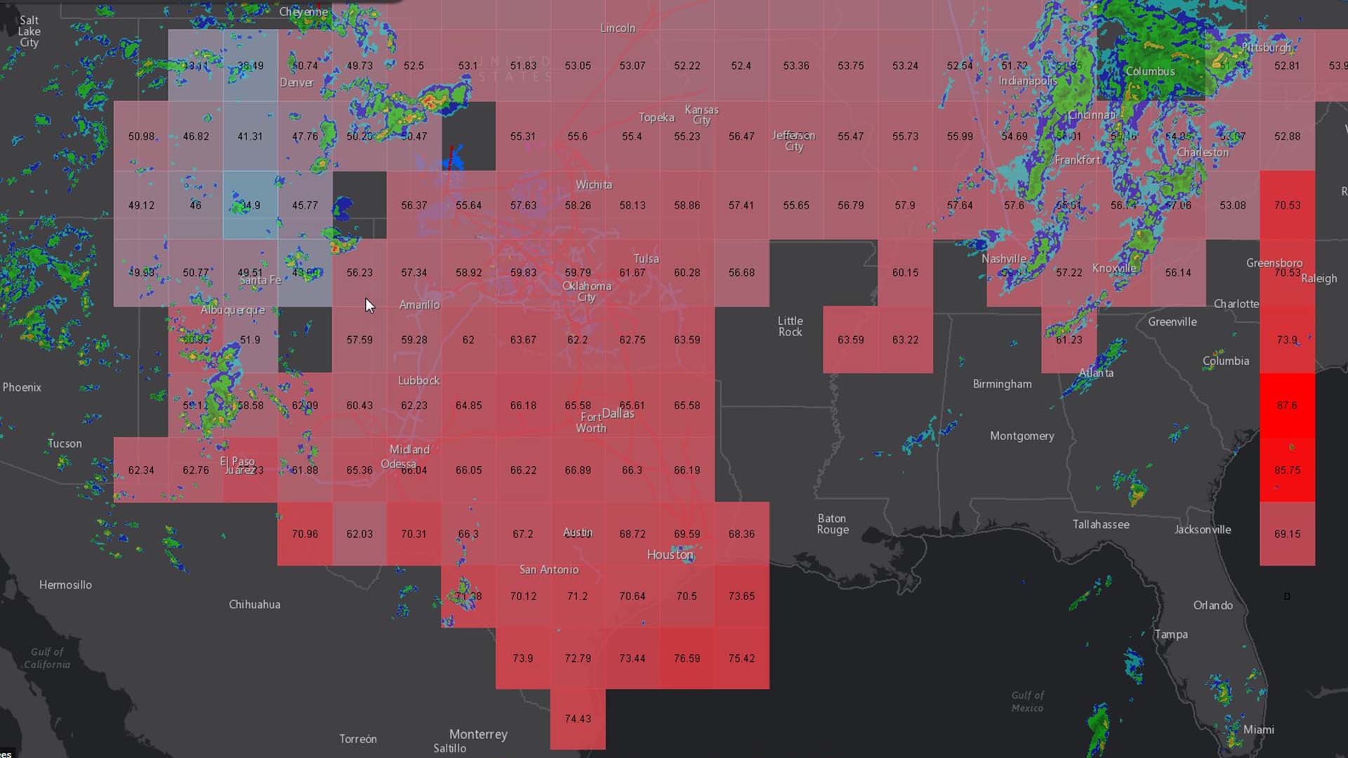 Historical weather analysis across the country, predictive analytics