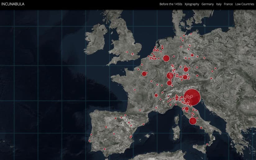 Incunabula story map