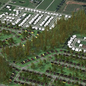 GIS-based modeling allows cities to visualize growth scenarios GIS-based modeling allows cities to visualize growth scenarios