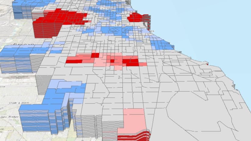 Analyzing sales hot spots and cold spots