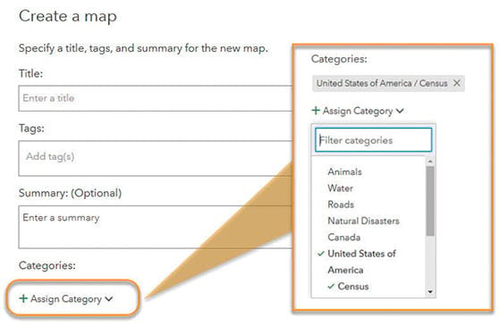 Assigning categories